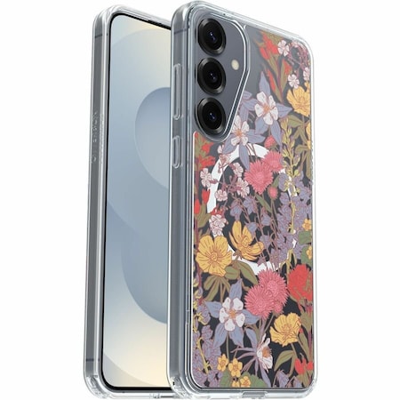 Otterbox Symmetry Clear Magnetic Case For Samsung Galaxy S25 Plus, Floral Clear 77-97694