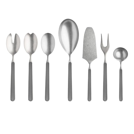 Mepra Fantasia Pewter Serving Set - 7 Pieces - Vicuna 10I62207P