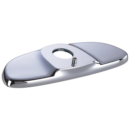 Delta Commercial Hdf Center Cover Plate - 4 in In Chrome RP30528