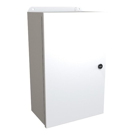 Hammond Latches Electrical Enclosure, 16 in H, 6 in D, 10 in W, 12, 13, 3R, 4, Steel EJ16106LG