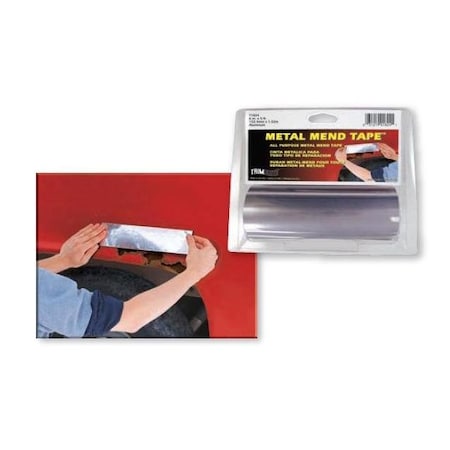 Trimbrite PINSTRIPES Aluminum Tape Roll 6 Inch x 5 Foot Silver T1824