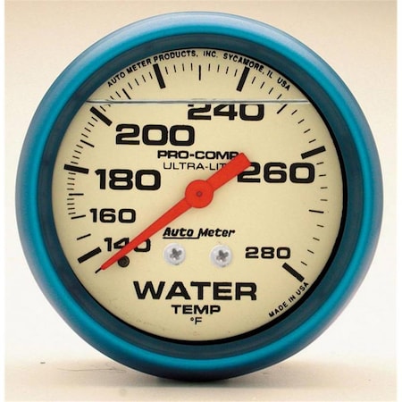 Auto Meter 4231 2.62 in. Ultra-Nite Water Temp Gauge - 140-280 ATM4231