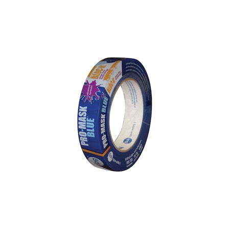 Ipg Masking Tape, 60 yd L, 0.94 in W, Crepe Paper Backing, Blue 9531-1
