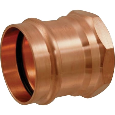 Nibco 1-1/4'' Press x 1-1/4'' Female Copper Adapter 9025550PC