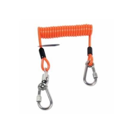 Miller Tool Lanyards, 48 in, D-Ring, 5 lb, 10PK 493-MCOILLAN36-48