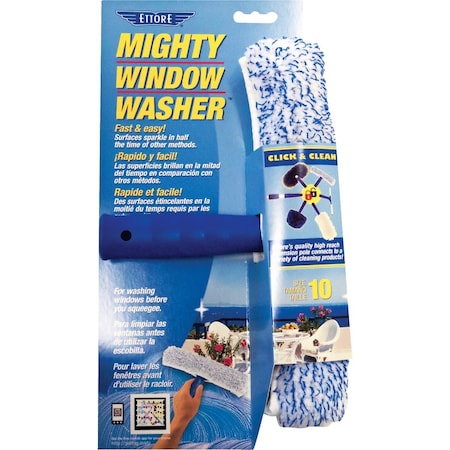 Ettore Mighty Window Washer 10'' Plastic Window Washer 50010