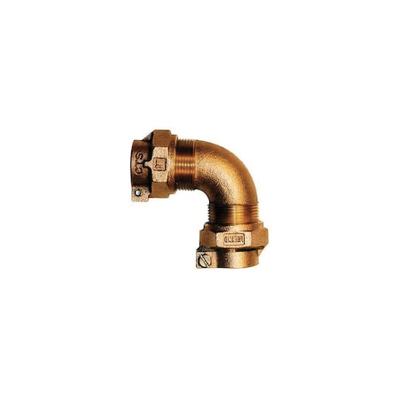 Legend Valve T-4411NL Series Pipe Elbow, 1 in, Pack Joint, 90 deg Angle, Bronze, 100 psi Pressure 313-335NL