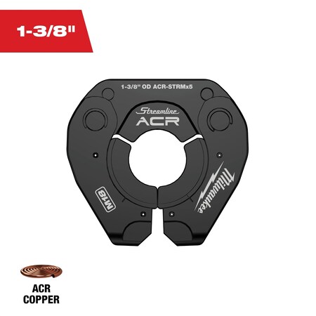 Milwaukee Tool 49-16-2658Mx Press Ring, 12&Prime; L, 1 3/8&Prime; Sz, 1 3/8&Prime; Sz