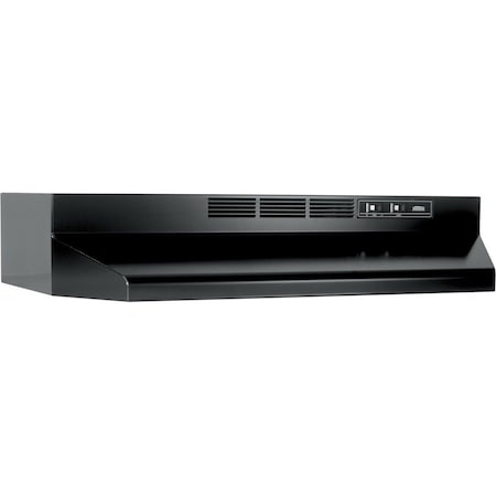 Broan-Nutone Hood, Duct Free, 30 In, Black 413023