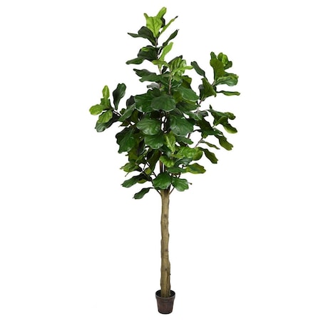 Dare2Decor 8 ft. Potted Fiddle Tree 114-Leaves DA2676116
