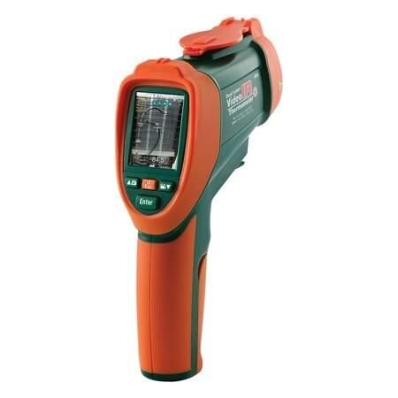 Omega Digital Infrared Video Thermometer, Type K, -50 degC to 1370 degC, 0.1 degF/ degC Resolution, Color OS-VIR50