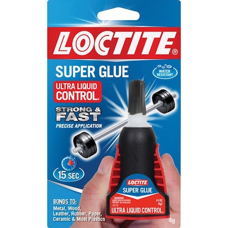 Loctite Ultra Liquid Control Super Glue, 0.14 oz, Dries Clear 1647358