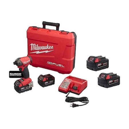 Milwaukee Tool M18 FUEL SURGE Driver+M18 RDL XC5.0 2PK 2760-22, 48-11-1852