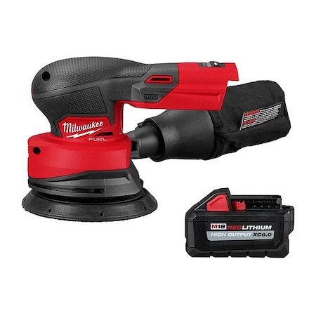Milwaukee Tool M18 FUEL Orbital Sander + XC6.0 Battery 2837-20, 48-11-1865
