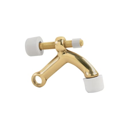 Ives Series Hinge Pin Door Stop, Brass, Brass 70B3