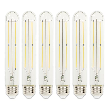Westinghouse 5W 75W Eq. Clear T9 Dimmable Filament LED Light Bulb, Medium Base, 6PK 5337020