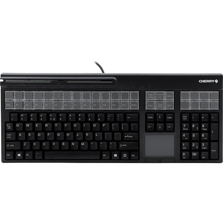 Cherry LPOS (Large Point of Sale) MSR Touchpad Keyboard G86-71411EUADAA