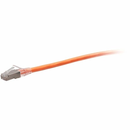 C2G QS 15FT/4.5M ORG BOOTED C6A STP CM TAA C2G43930