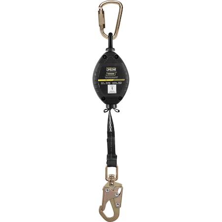 Ironwear 11' Web Single Leg Swivel Snap Hook Self Retracting Lifeline 2211-SSH
