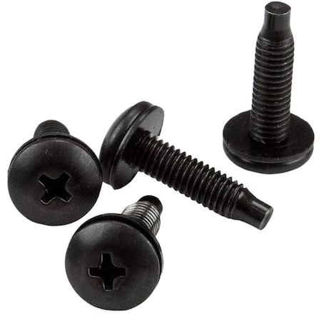 Startech.Com Server Rack Screws - 10-32 Screws - Rack Mount Screws - Network Rack Screws - 50 Pack CABSCRWS1032