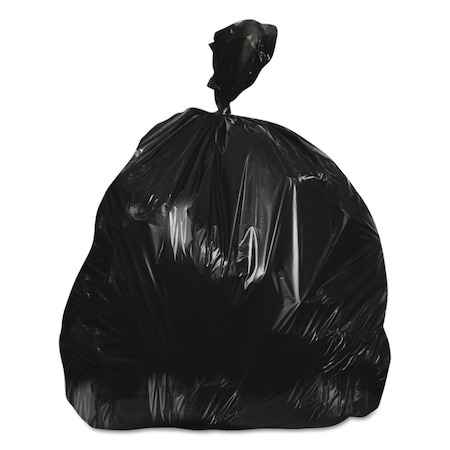 Heritage 60 gal Trash Bags, 38 in x 60 in, Extra Heavy-Duty, 17 microns, Black Z7660XK R01