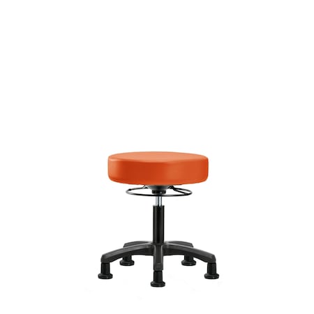 Blue Ridge Ergonomics Desk Mini-Stools, Vinyl, Glides, Org BR-VDHMS-RG-RG-8613