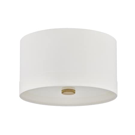 Hudson Valley Lighting Ashland 3 Light Flush Mount in Aged Brass Finish 8914-AGB