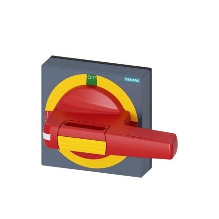 Siemens handle with masking plate EMERGENCY-STOP size 100x 100 for shaft 8x 8 8UD1841-2AE05