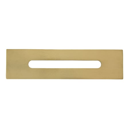 Kingston Brass Bathtub Overflow Hole Cover, Brushed Brass TC4017