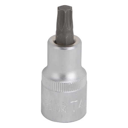 Vulcan Fractional Star Bit Socket, T45 Tip, Chrome 3505012314