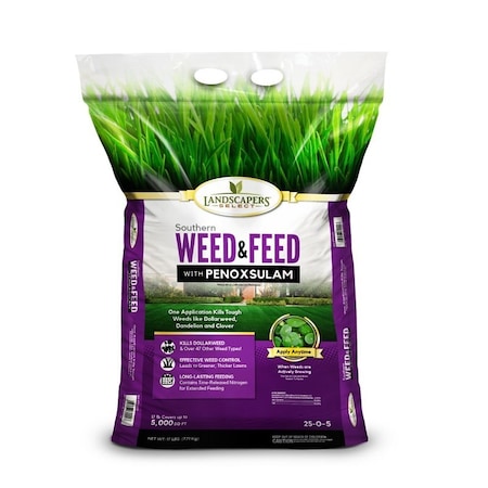 Landscapers Select Southern Weed & Feed Fertilizer - 5,000 Sq Ft Coverage 7615453