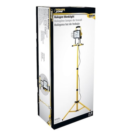 Powerzone Work Light, 1Lamp, Halogen Lamp, 8000 Lumens, Yellow ORHLT5006