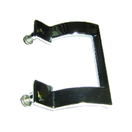 Barton Kramer 2.75 in. H X 2 in. W Chrome Silver Shower Door Handle 549C