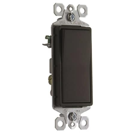 Legrand radiant Rocker Switch, 15 A, 120/277 VAC, Screw Terminal, Thermoplastic Housing Material TM873DBCC10