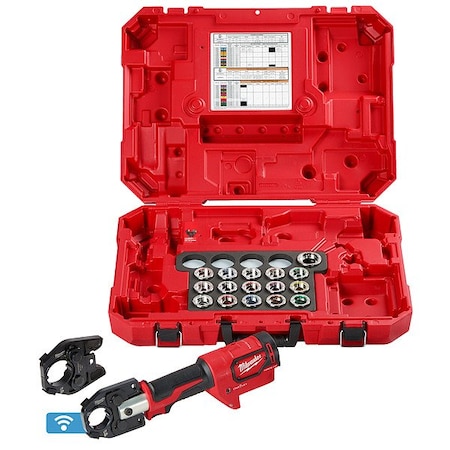 Milwaukee Tool Crimper, 16.68" L, 3.15" W, 5.28" H 2679-750CU