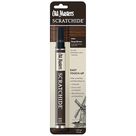 Scratchide 1/2 Oz Old Masters Deep Broown Touch-Up Pen 10014