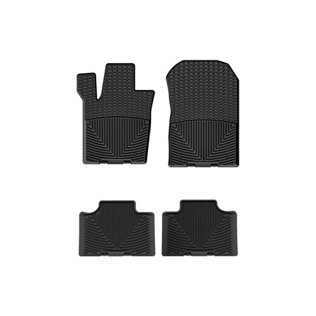 Weathertech Black, Front and Rear All Weather Floor Mats W338-W585