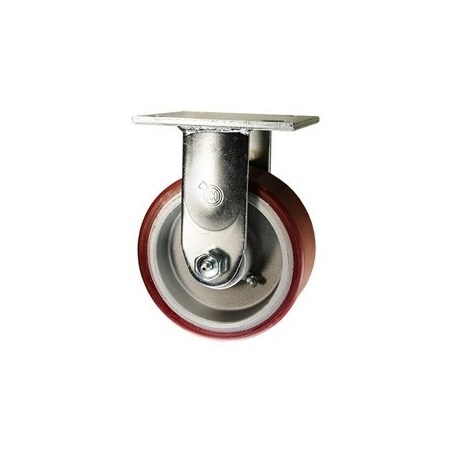 Service Caster 4 Inch Poly on Aluminum Wheel Rigid Caster with Ball Bearing SCC-30R420-PAB