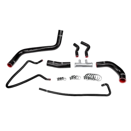 Hps Performance High Temp Reinforced Silicone Radiator Coolant Hose Kit, Black,  57-2064-BLK