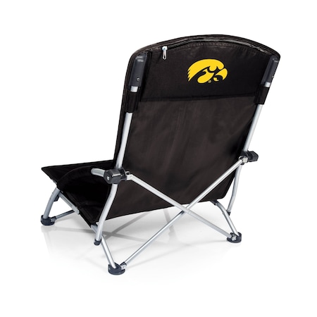 Picnic Time Family Of Brands NCAA Iowa Hawkeyes Tranquility Beach Chair with Carry Bag 792-00-175-224-0