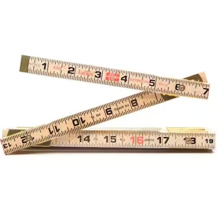 Crescent Lufkin Wood Rule, 6 ft, Extension, Sensor, 3PK X46SLN