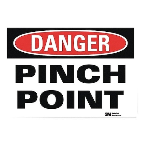 Lyle Danger Sign, 10 in Height, 14 in Width, Reflective Sheeting, Horizontal Rectangle, English U1-1088-RD_14X10