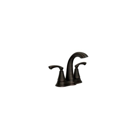 Moen Tiffin High Arc Lavatory Faucet, 2 Handle, Mediterranean Bronze WS84876BRB