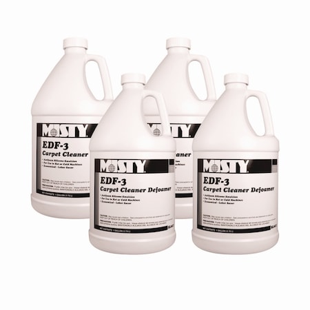 Misty EDF-3 Carpet Cleaner Defoamer, 1 gal. Bottle, PK4 1038773
