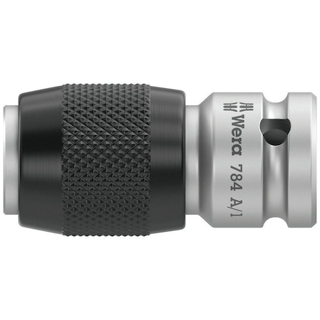 Wera 784 A 1/4 in Adaptor with quick-release chuck, 1/4 in x 30 mm 5042750001