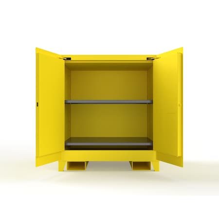 Strong Hold 60 Gallon Flammable Safety Cabinet, Self-Close 60FSHD-SC-FLP-2