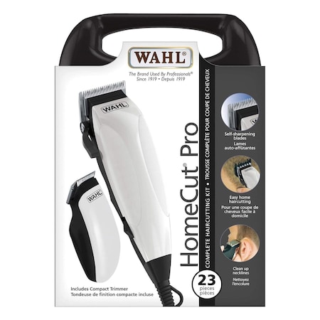 Wahl Homecut Pro Complete 23 Piece Haircutting Kit with Detailer and Carry Case WAHL3108