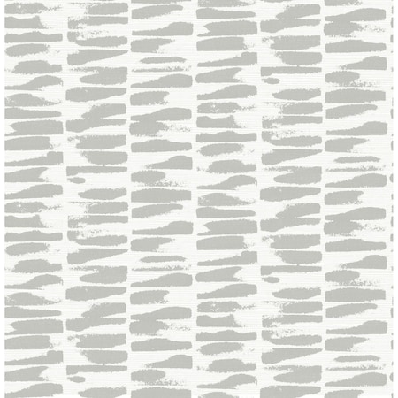 A-Street Prints Myrtle Grey Abstract Stripe Wallpaper 4120-26845