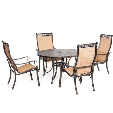 Hanover Manor 5-Piece Outdoor Dining Set MANDN5PC