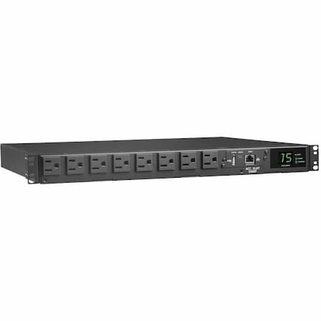 Eaton Tripp Lite Series 1.44kW 120V Single-Phase ATS/Monitored PDU - 8 NEMA 5-15R Outlets, Dual 5-15P PDUMNH15AT1